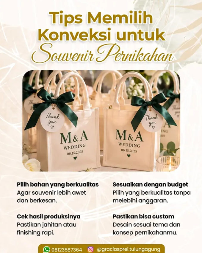 <p>Jangan asal pilih souvenir pernikahan! Souvenir
